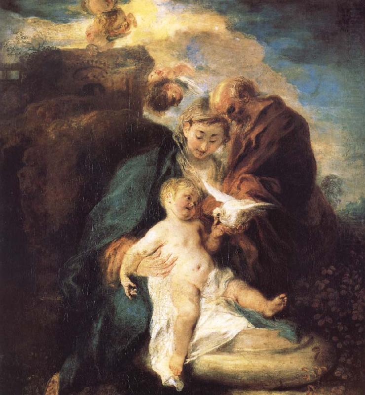 Jean antoine Watteau The rest in the flight to Egypt china oil painting image